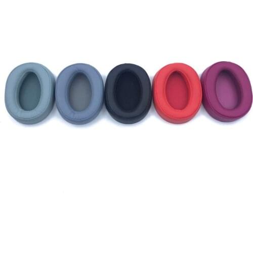 Leather Headphone Ear pads for Sony MDR-100ABN WI-H900N Earbud Earphone Foam Pad Cushion Sponge Covers QX2B