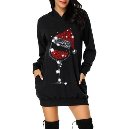 LEQEMAO Womens Hoodies Dresses