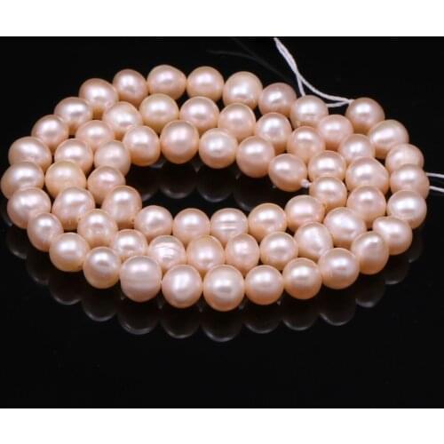 Natural Pearl Bead Round Shape 4-8mm 100% Natural Pearls for Charms Jewelry Making DIY Necklace Bracelet Findings