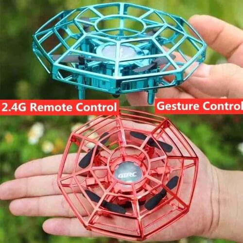UFO Toys Infrared Sensing Control Hand Flying Aircraft Touch Sensor High-Tech Handheld Drone Flayaball Gesture Control RTF Toy