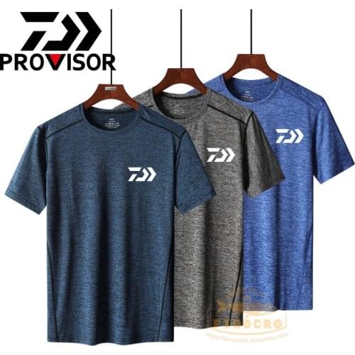 2021 New Summer Daiwa Short-sleeved Fishing Clothes Quick-drying Short-sleeved Fishing Shirt Fishing T-shirt Fishing Clothes