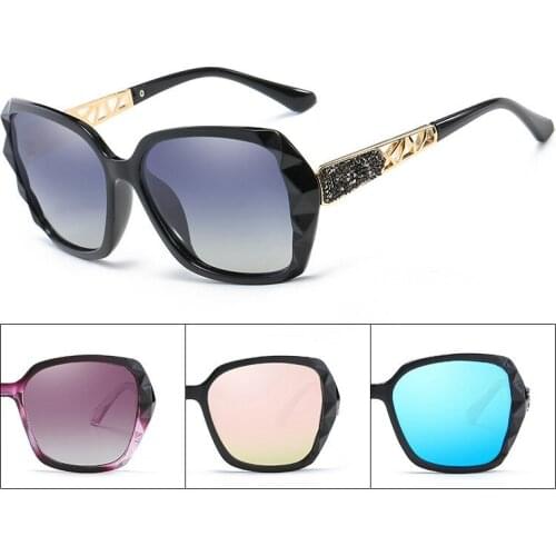 NerZhul New Transparent Polarized Sunglasses Women Fashion Black Purple Shades Sun Glasses Female Trendy Ladies Mirror Glasses