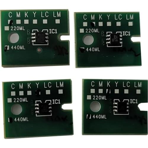 Permanent Roland VP-300 / VP-540 ECO Solvent Max Chips-4pcs / set CMYK printer parts