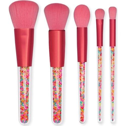 Professional Make-Up Highlighter Brush Woman Skin Care Sets For Blush Crystal Fluffy Cute Eye Blending Eyelash Eybrow Brush