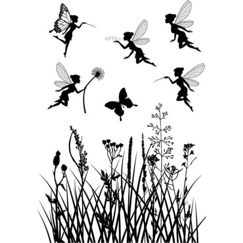 11x16cm Fairy Peri Clear Stamps Transparent Seal Silicone Seal TPR Christmas Wedding Roller Stamps DIY Scrapbook Album Card