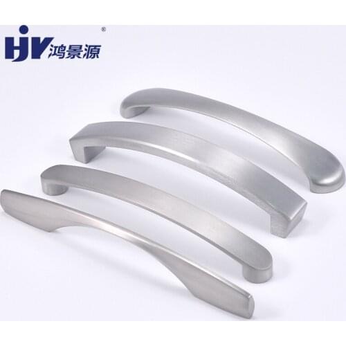 HJY Cabinet Stainless Steel Handles Silver Kitchen Cupboard Handles Hardware Cabinet Handles Furniture Fittings Knobs D081