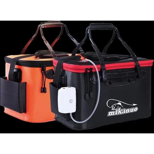 WALK FISH 11/19/23/28/35L Collapsible Folding Thicken EVA Live Fish Box Tank Bucket Camping Outdoor Fishing Tackle Equipment