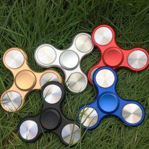 Fidget Spinner Metal Mute fingertip spinner Adult office stress relief toys spinner ring children sensory fidget toys desk toys