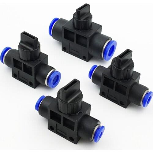 Improvement Pneumatic Air 2 Way Quick Fittings Push Connector Tube Hose Plastic 4mm 6mm 8mm 10mm 12mm Pneumatic Parts