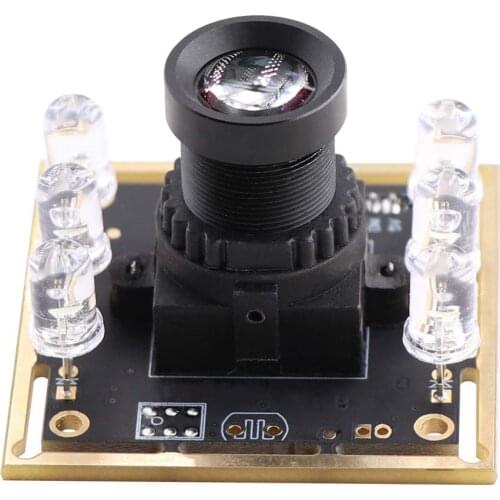 License Plate Identification LPR WDR 2MP 1080P Webcam UVC White Led USB Camera Module for Windows Linux Android Mac