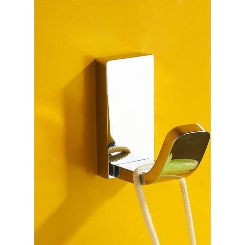 Vidric Chrome Brass Clothes hooks Kitchen single hooks living room wall hanging door rear hook for cap,coat,Clothes,towel hooks