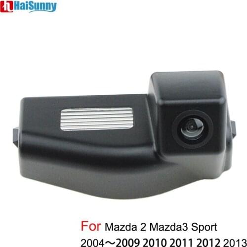 Waterproof Car Rear View Camera Full HD CCD Reverse Parking Camera Assistant For Mazda 3 Sport 2008-2013 Night Vision