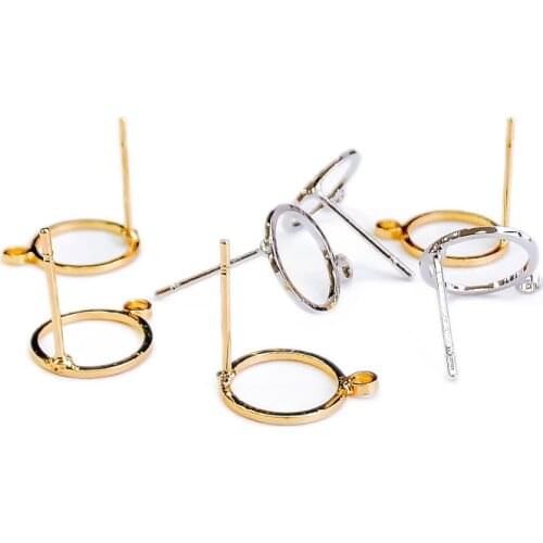 ZEROUP DIY JEWELRY Women's Gold Earrings