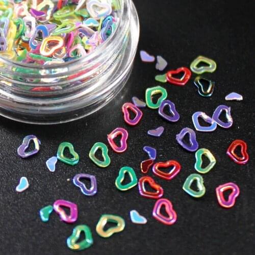 1Pcs Sell Colorful Glitter Nails 3d Slice Powder Set DIY Design Nail Art Sequins Decoration Fashion Accessories 2017 NR-250