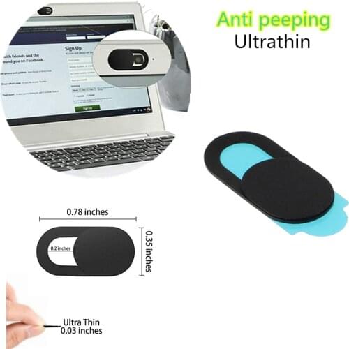 1pc/3pcs/6pcs Ultrathin Camera Shield Stickers for Notebook PC Tablet PC Mobile Anti-Hacker Peeping Protection Privacy Cover