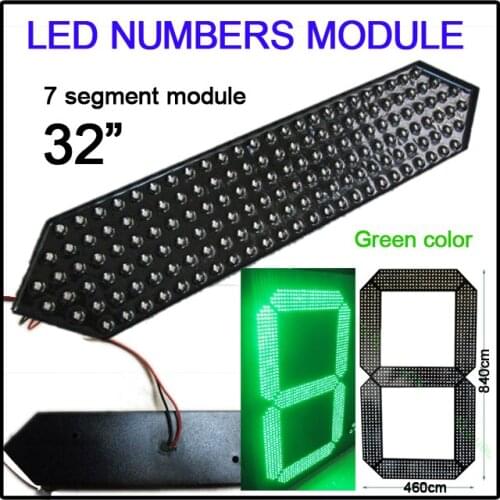 32inch 12V outdoor led number High brightness led chip,led countdown display, led signs, include 7 segment