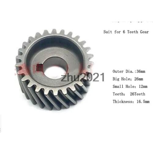 36mm Diamater 26Teeth Electric Saw Spare Part Spiral Bevel Gear For 26 Electrical saw