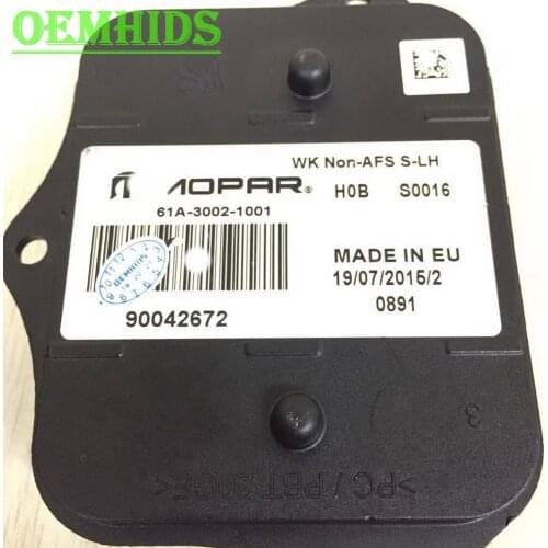 90042672 61A-3002-1001 LH OEM Ballast used OEMHIDS Headlight control module AFS Leistungsmodul RH 90042671 61A-3002-1003