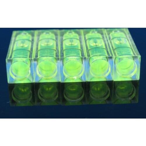 Promotions!! 5Pcs/Lot Size 10*10*29mm Square PMMA Bubble Level Acrylic Shell Spirit Level Vial for TV Rack