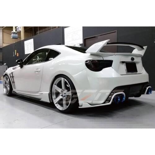 Accessories For Toyota GT86 For Subaru BRZ Carbon Fiber Rear Trunk Boot Wing Rear Spoiler Cover Car Styling