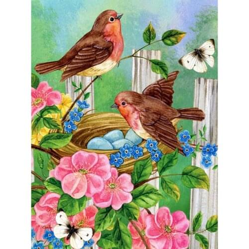 Diamond Painting Bird Mosaic Sale 5D DIY Diamond Embroidery Flower Animal Cross Stitch Sunflower Home Decor Gift
