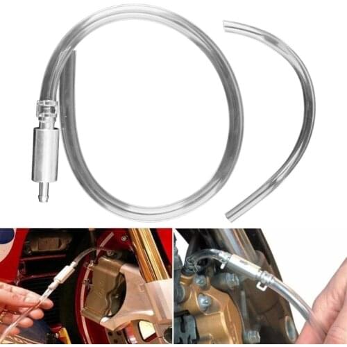 Auto Car Vehicle Motorcycle Brake Clutch Bleeder Hose Pipe Kit One Way Valve Tube Bleeding Tools