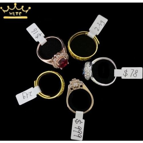 White Square Head Sticker Jewelry Price Tag Handwritten Commodity Weight Price Tag Paper 100 Pcs/lot