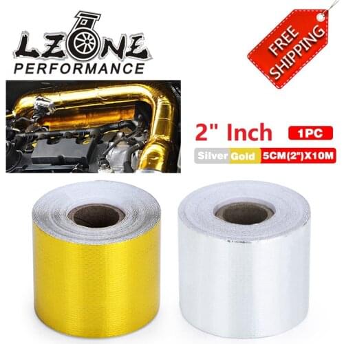 FREE SHIPPING - UNIVERSAL For BMW E36 VW AUDI A4 2"x10 Meter Roll SELF ADHESIVE REFLECT A HEAT WRAP BARRIER JR1613-10
