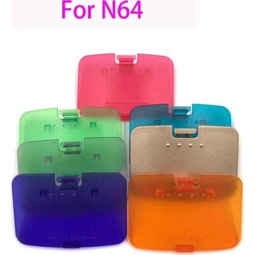 50PCS Black Jumper Pak Expansion Pack Cover for Nintendo 64 Memory Lid Door For N64