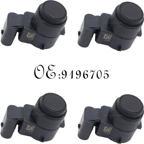 4PCS Parking Aid Sensor PDC 66209196705 9196705 For BMW X1 Z4 E81 E82 E87 E88 E90 E91 E92 E93 R55 R56 R57