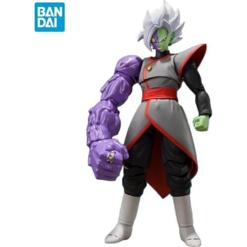 BANDAI Original SHF Anime Dragon Ball Super Zamasu Goku Action Figurals Ferrite 6Inch Collection Figure Model Toys Figurine