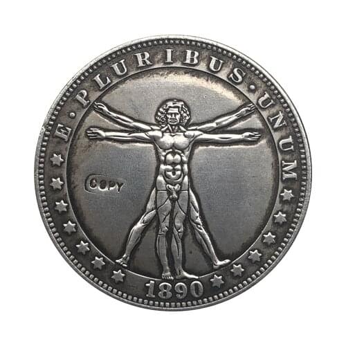 Hobo Nickel 1890-O USA Morgan Dollar COIN COPY