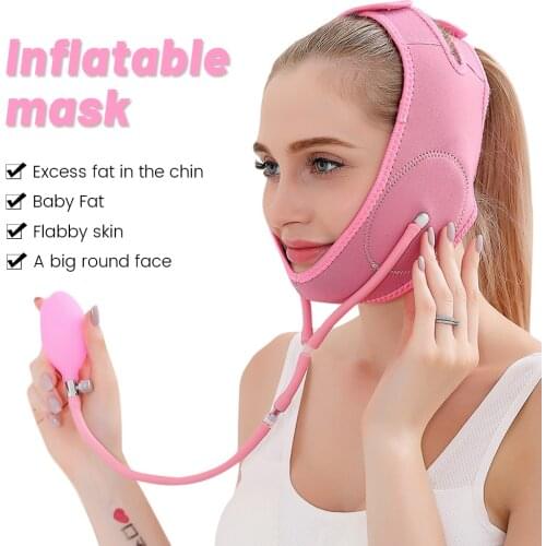 Lift Up Belt Face-Lift Mask Massager V-Line Cheek Chin Slimming Belt Face Shaper for Weight Loss Skin Care Beauty Tool Home use