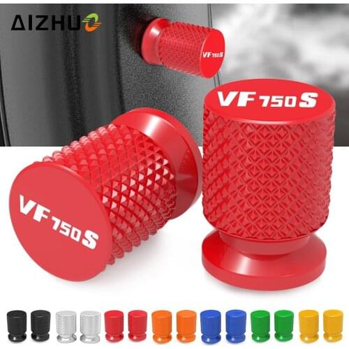 Motorcycle CNC FOR HONDA VF750 S VF750S SABRE 1982-1986 1985 Tyre Rim Air Port Cover Tire Valve Wheel Stem Cap Dustproof Covers