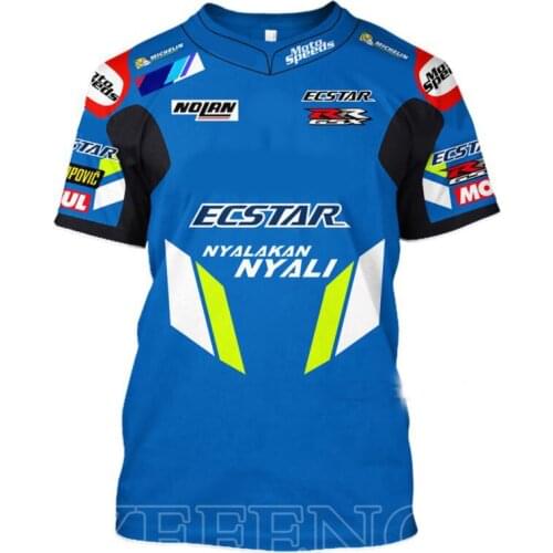 MOTO GP For SUZUKI GSX Racing Team Riding Racing Sports T-Shirt New No Fading Knigh