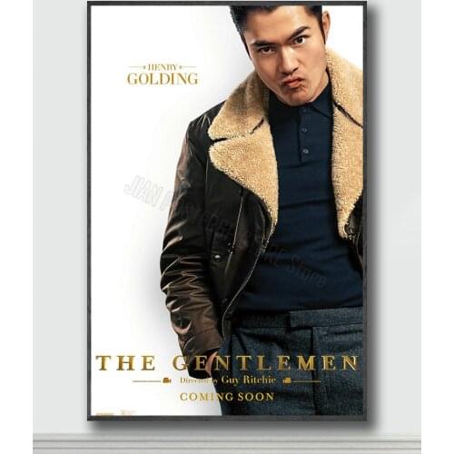 NJ201 The Gentlemen Movie 4 Silk Posters and Prints wall art Art Poster Home Decor