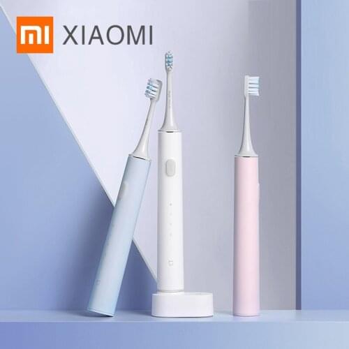 New XIAOMI MIJIA T500 Electric Toothbrush Smart Sonic Brush Ultrasonic Whitening Teeth vibrator Wireless Oral Hygiene Cleaner