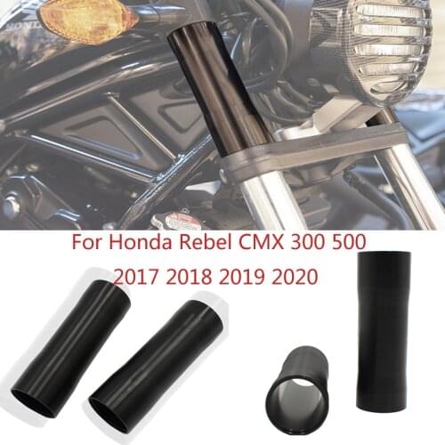 For Honda Rebel CMX 300 500Motorcycle Front Fork Cover Wrap Tube Shock Absorber Guard Gaiters Gators Boots for 2017 2018 2019 20