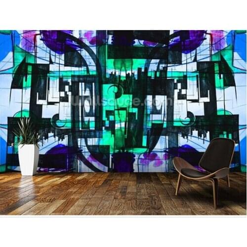 Custom 3D art paper. Purple Abstract mural used in the living room bedroom dining background wall vinyl papel de parede