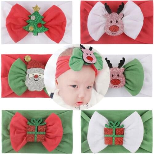 Christmas Headdress Baby Hair Band Children Hair Ties For Kids Headwear Gifts Decor Barrettes Ornament Headband Hair Accessories