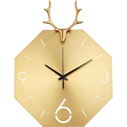 Nordic Luxury Wall Clock Large Silent Digital Vintage Antique Simple Wall Clock Minimalist Rustic Wandklok Home Decor AD50WC