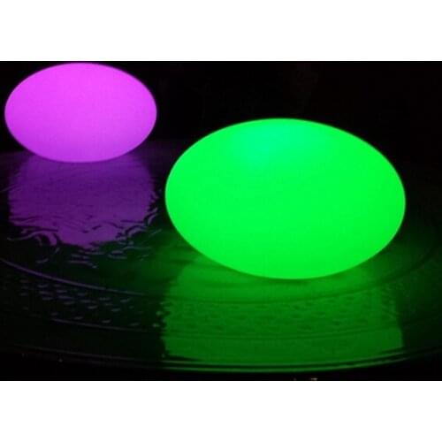 Skybesstech D20*H14cm 16 colors Changing Li battery LED Table Lamps Stone Ball for Coffee Bar Decoration free shipping 4pcs/lot