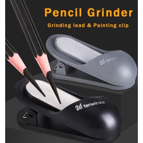 Tenwin MS5860 Multifunctional Pencil Grinder/Painting Spring Clip/Folder Sketch Pencil/Charcoal Lead Grinding Pencil Sharpening