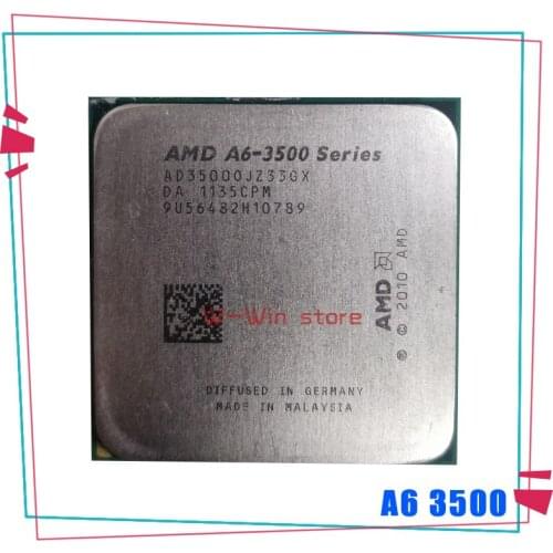 AMD A6-Series A6 3500 2.1 GHz Triple-Core CPU Processor AD3500OJZ33GX Socket FM1