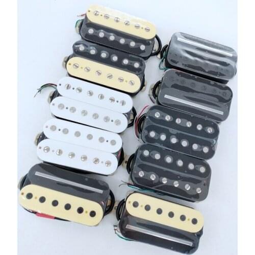 Electric Guitar Pickups Black Humbucker Pickups 4C Zebra Anlico Guitar Pickup Dual Track Pickup