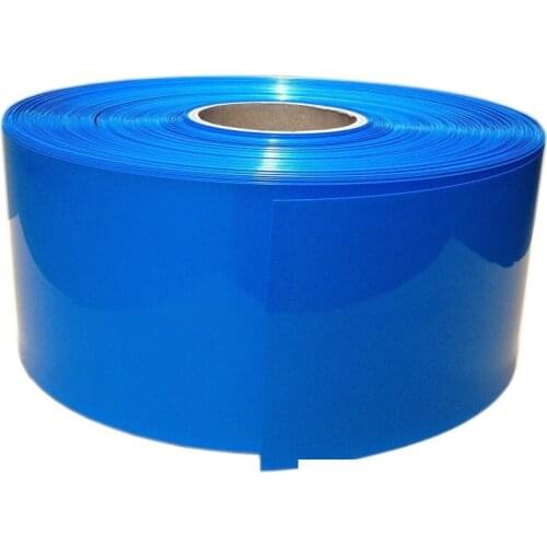 1M/LOT Folded flat Width 220MM with Diameter 140MM PVC 2:1 Heat Shrink Tubing Battery Wrap