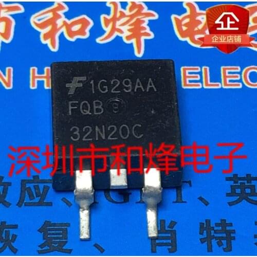 100% New&original FQB32N20C TO-263 28A 200V