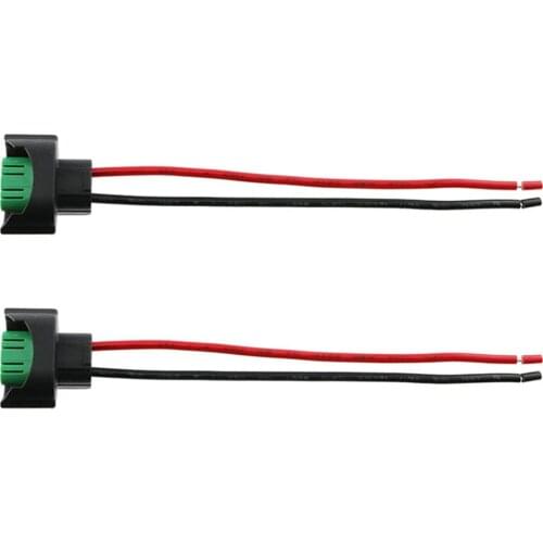 2pcs Car H11 H8 881 Female Adapter Wiring Harness Sockets Pre-Wired Pigtails for Car Headlights Fog Lights Auto Accessories