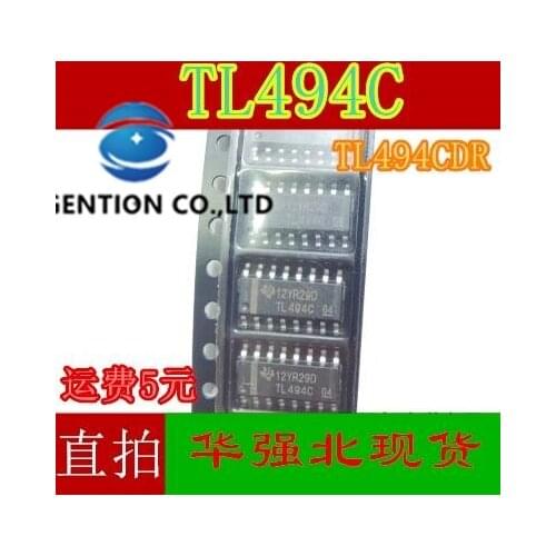 20PCS Spot TL494 TL494C TL494CDR SOP16 PWM control circuit in stock 100% new and original