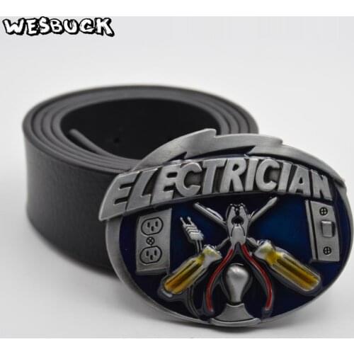 5 PCS MOQ WesBuck Brand Mens' Belt Buckle Mechanic Cowboy and Cowgirl Metal Tool Western Buckles